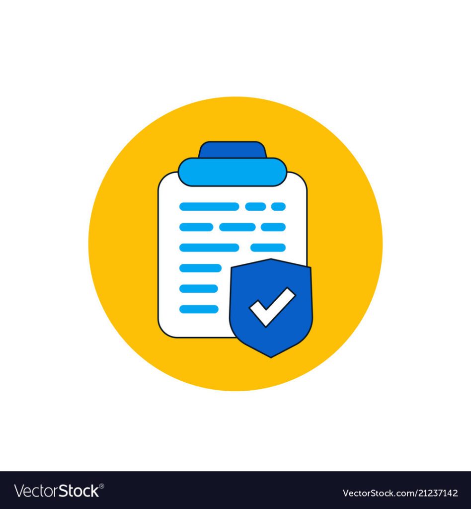 Insurance agent assisting client with insurance paperwork