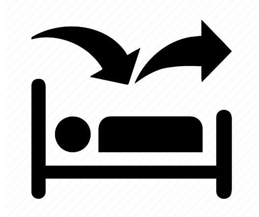 Patient smoothly completing hospital admission and discharge process with staff assistance
