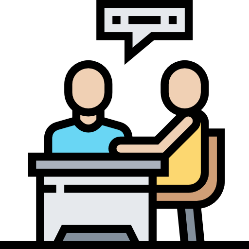 Doctor providing a follow-up consultation to a patient