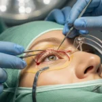 Premium painless ptosis surgery by expert eye surgeons in Delhi NCR and Mumbai using advanced minimally invasive techniques.